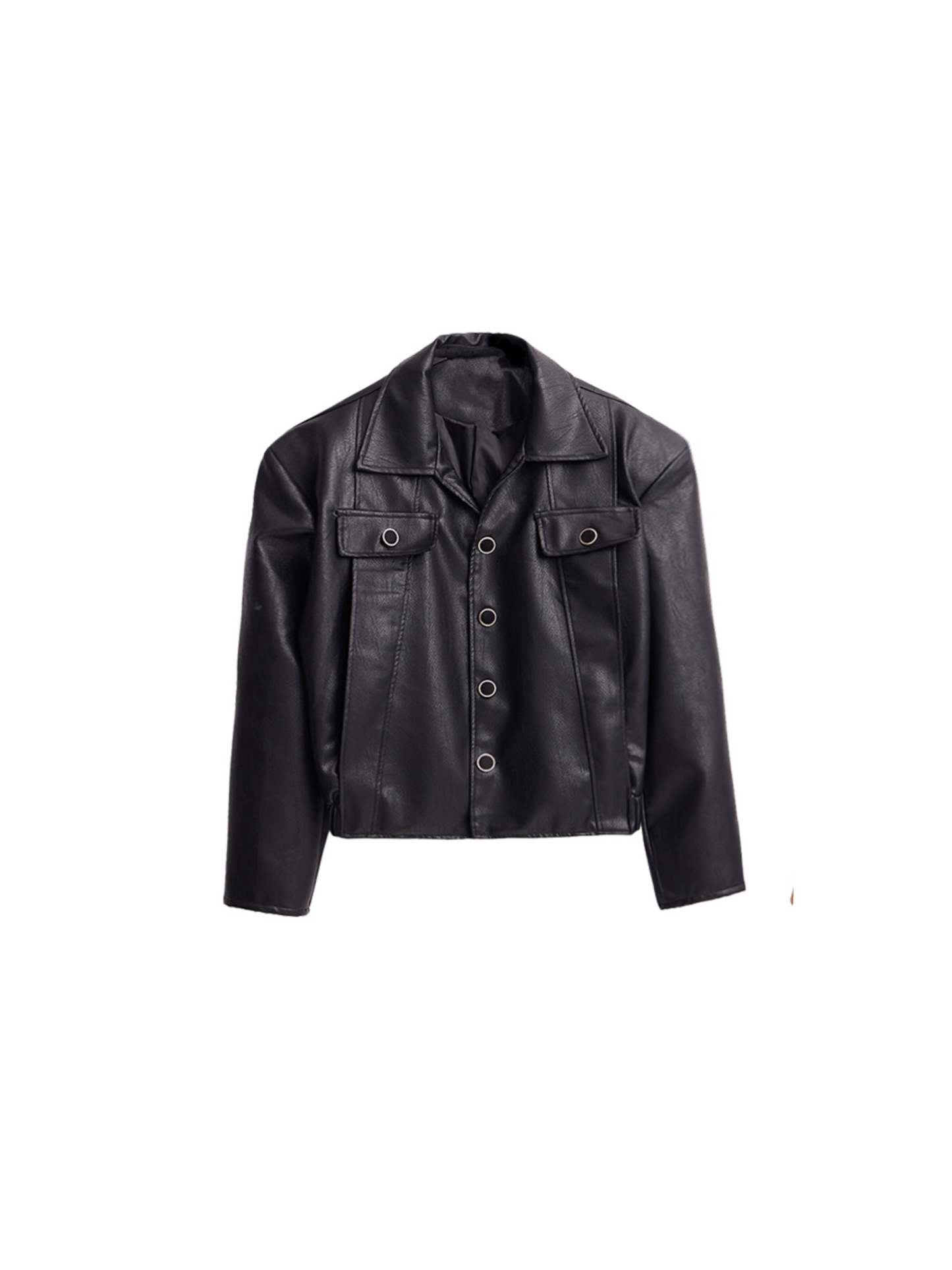 Short Jacket Motorcycle Jacket-IYAMIUIO