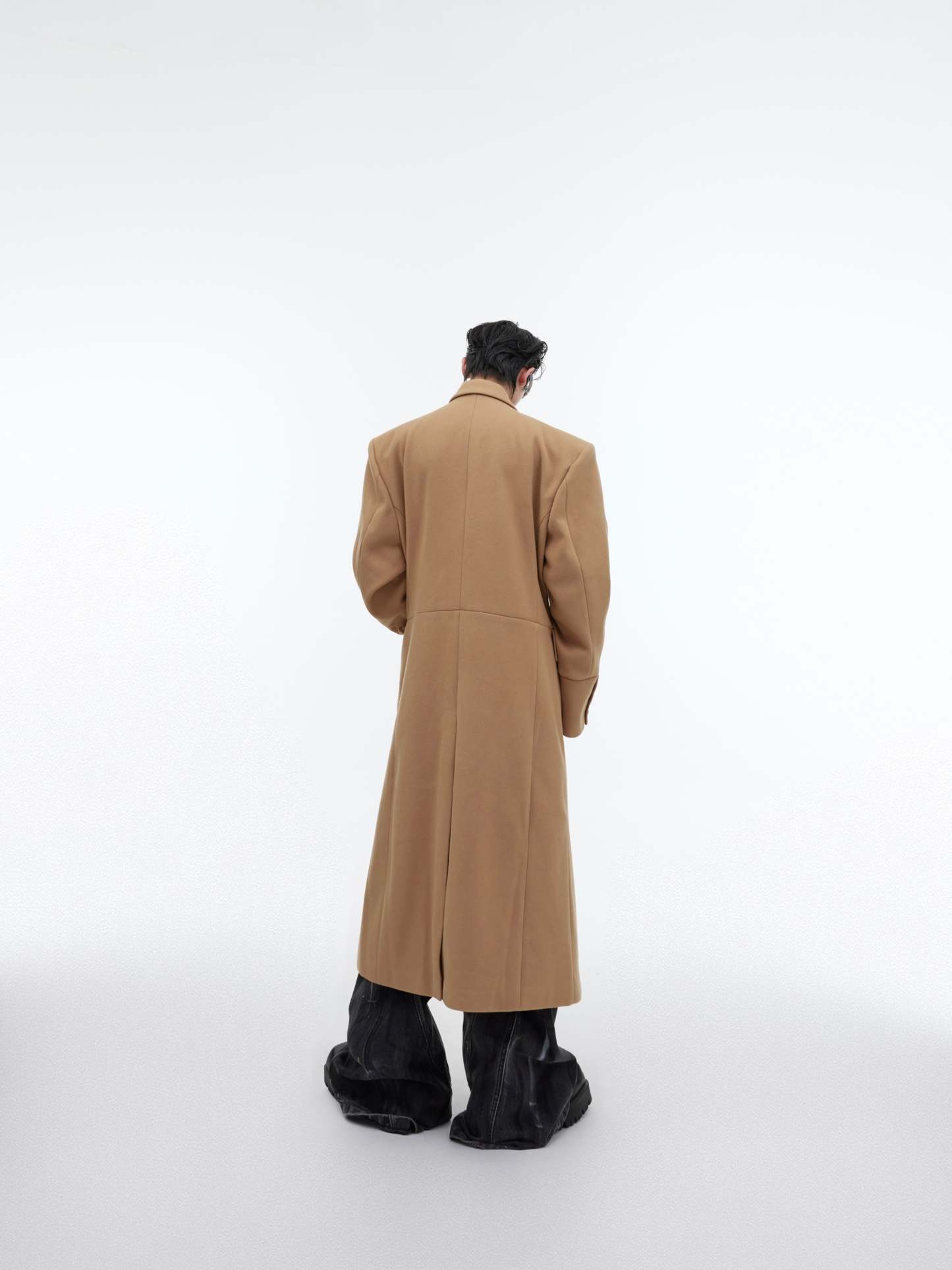 【23s September.】Simple Drapey Autumn and Winter Coat-IYAMIUIO