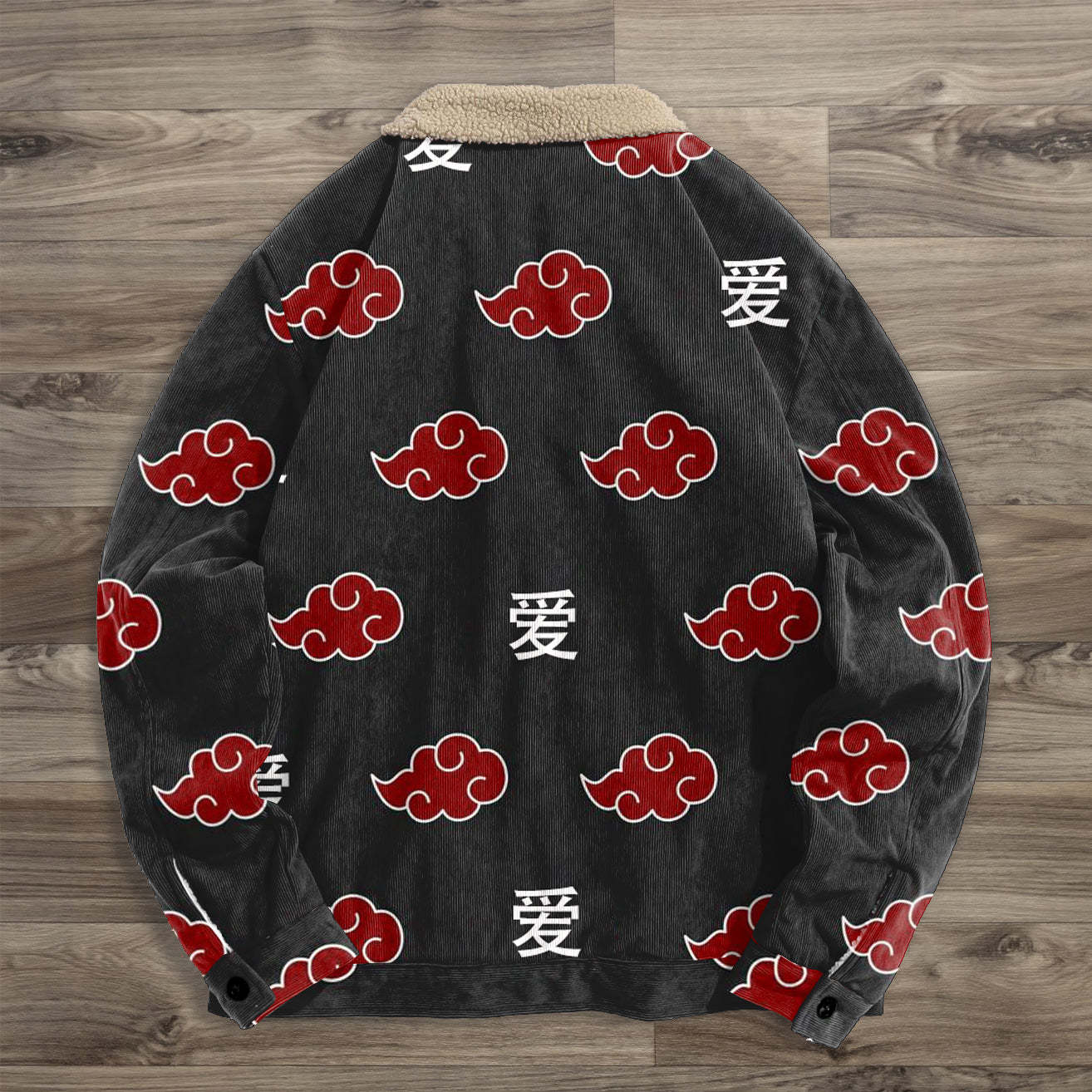Retro fashion trendy brand printed street jacket-IYAMIUIO