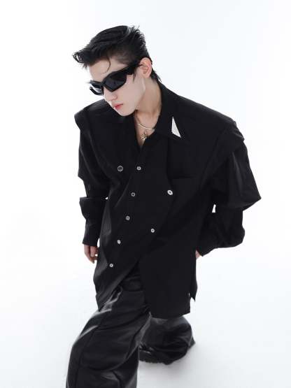【23s Feb.】Original Shoulder Pad Shirt-IYAMIUIO