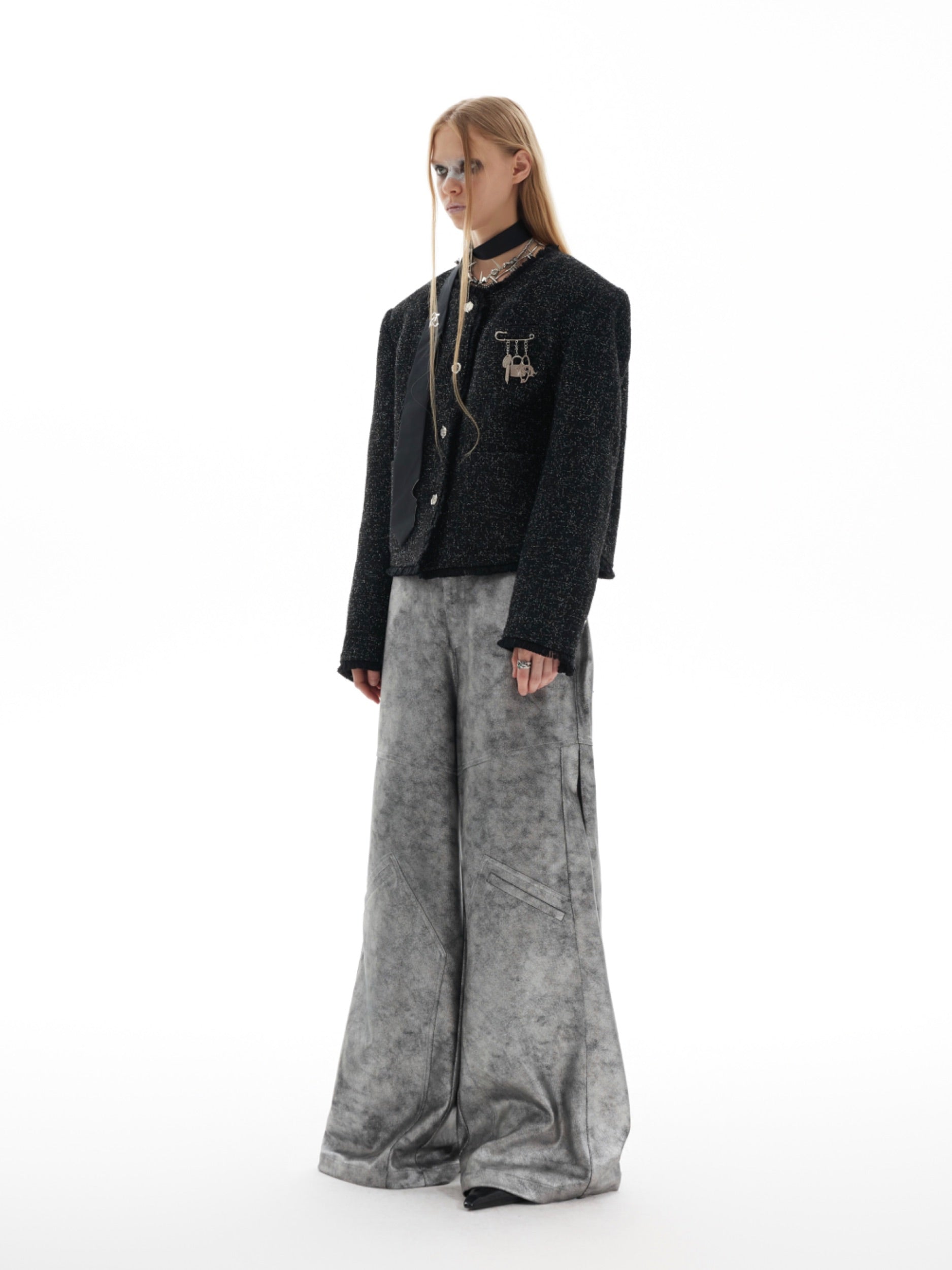 【24s Oct.】Chanel Style Shiny Texture Light Luxury Jacket-IYAMIUIO