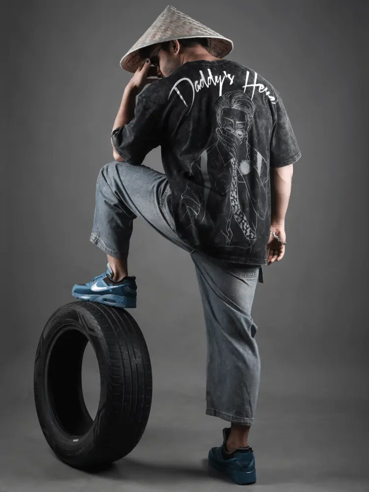 Daddy’s Here/Overtime Tee-JJK-IYAMIUIO