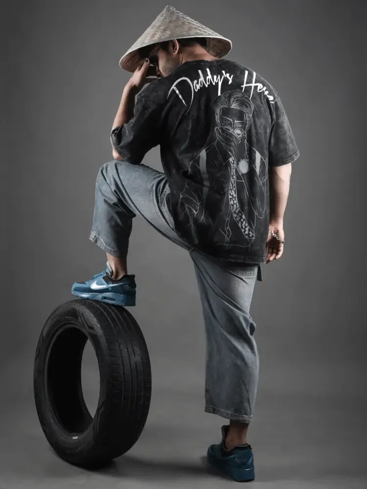 Daddy’s Here/Overtime Tee-JJK-IYAMIUIO