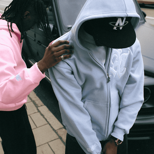 AC "COLORI ZIP" SKY BLUE-IYAMIUIO