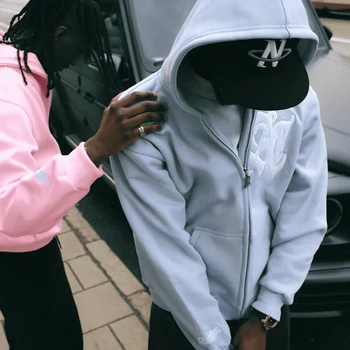 AC "COLORI ZIP" SKY BLUE-IYAMIUIO