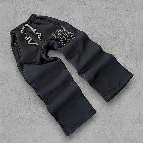 AMICI "COMFY AC SWEATPANTS" SMOKED BLACK-IYAMIUIO