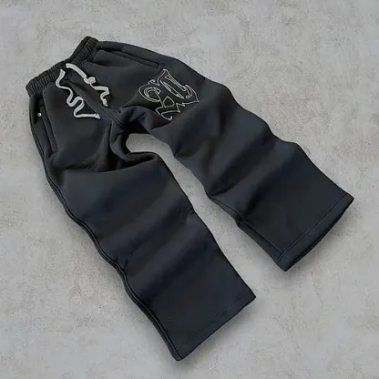 AMICI "COMFY AC SWEATPANTS" SMOKED BLACK-IYAMIUIO