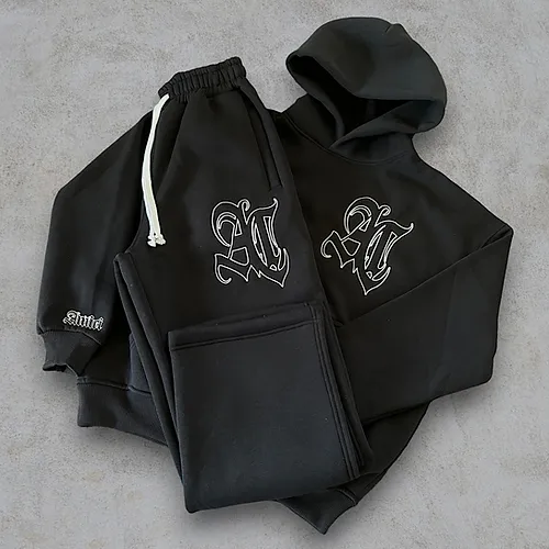 AMICI "COMFY AC SWEATPANTS" SMOKED BLACK-IYAMIUIO