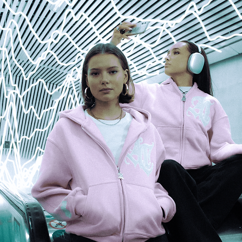 AC "COLORI ZIP" BABY PINK-IYAMIUIO