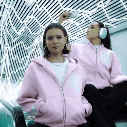 AC "COLORI ZIP" BABY PINK-IYAMIUIO