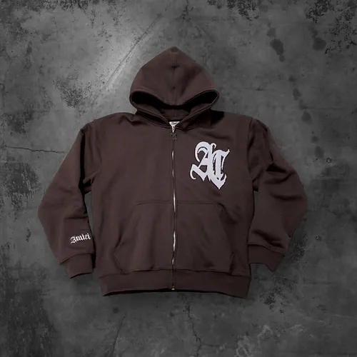 AC "Colori Zip" Coffee Brown-IYAMIUIO