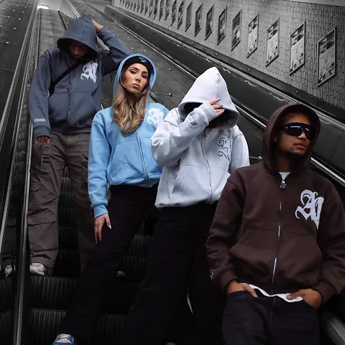 AC "Colori Zip" Sky Blue-IYAMIUIO