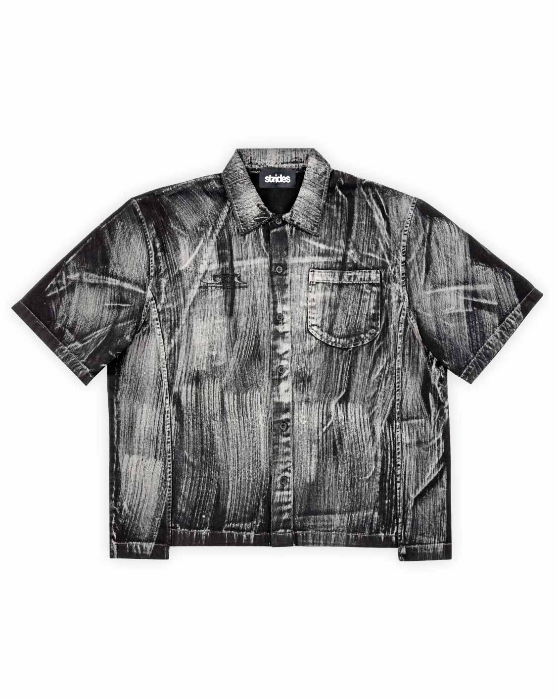 Brushed Shirt Black-IYAMIUIO