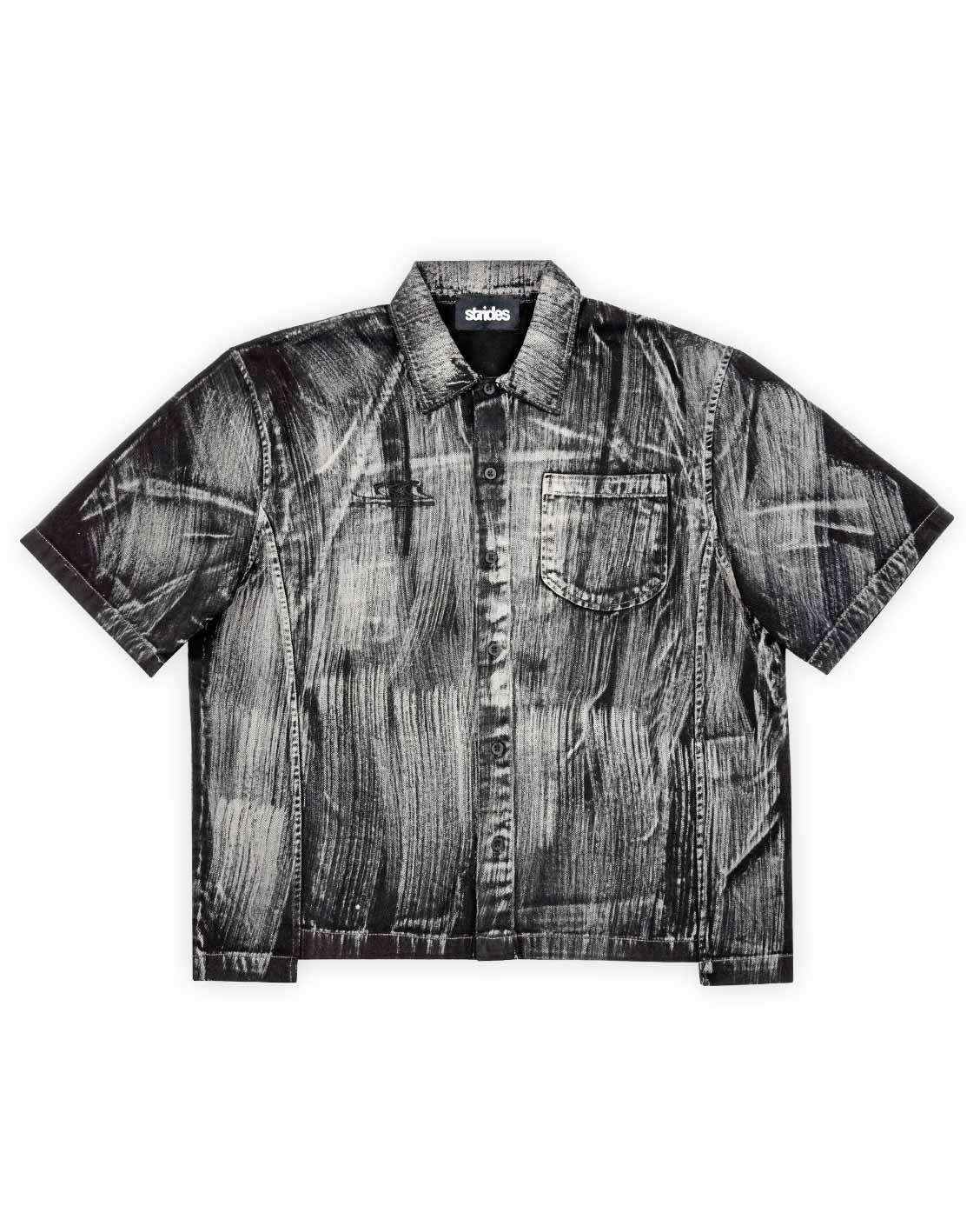 Brushed Shirt Black-IYAMIUIO