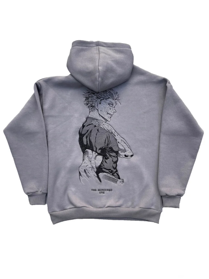 JJK   Embroidered Hoodie-IYAMIUIO