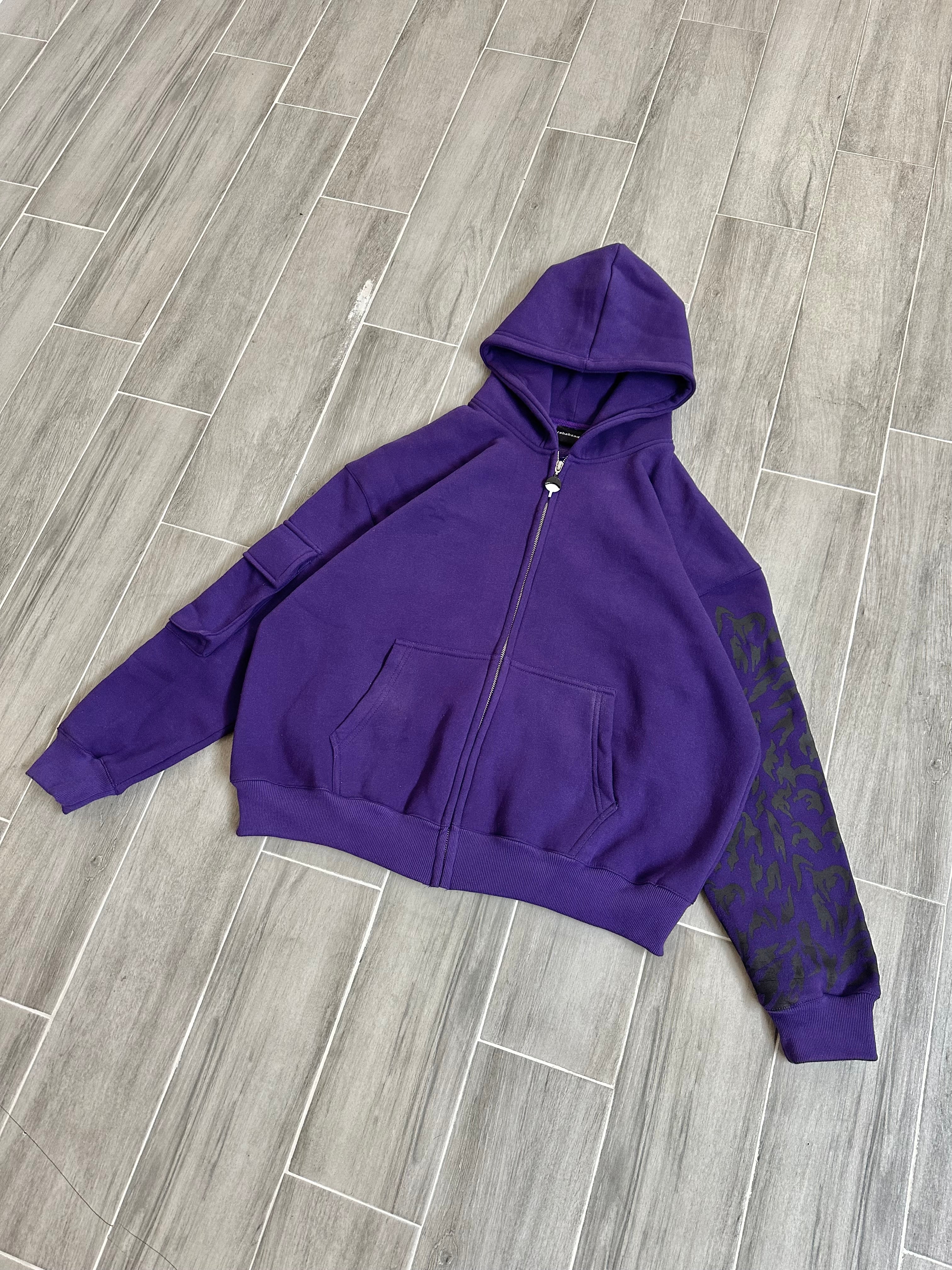 SASUKE ZIP-UP (OVERSIZED)-IYAMIUIO