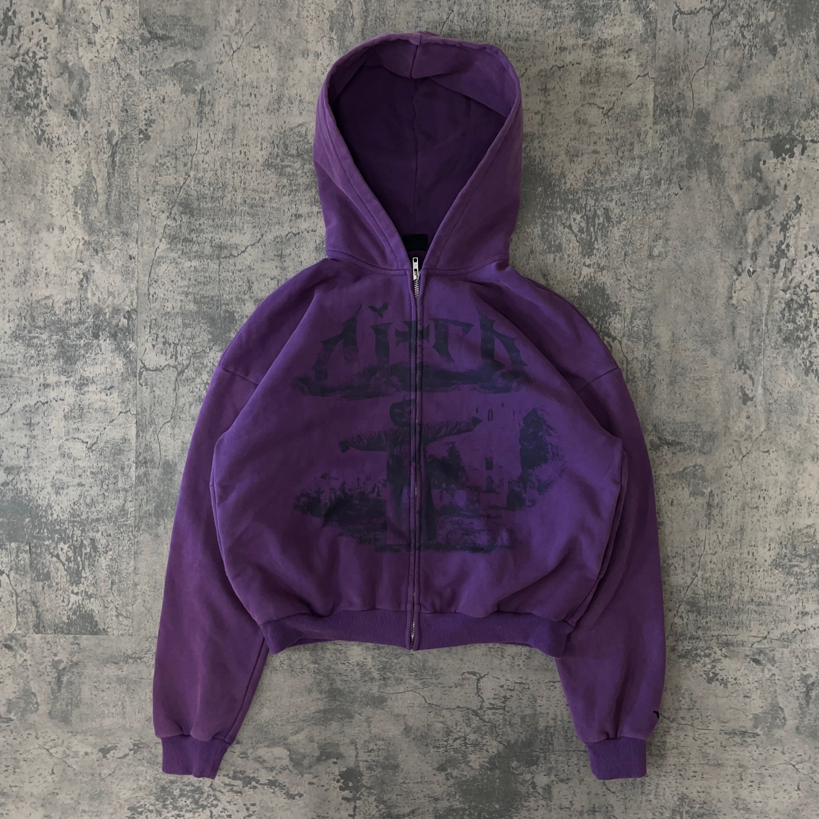 SCARECROW ZIPUP (PURPLE)-IYAMIUIO