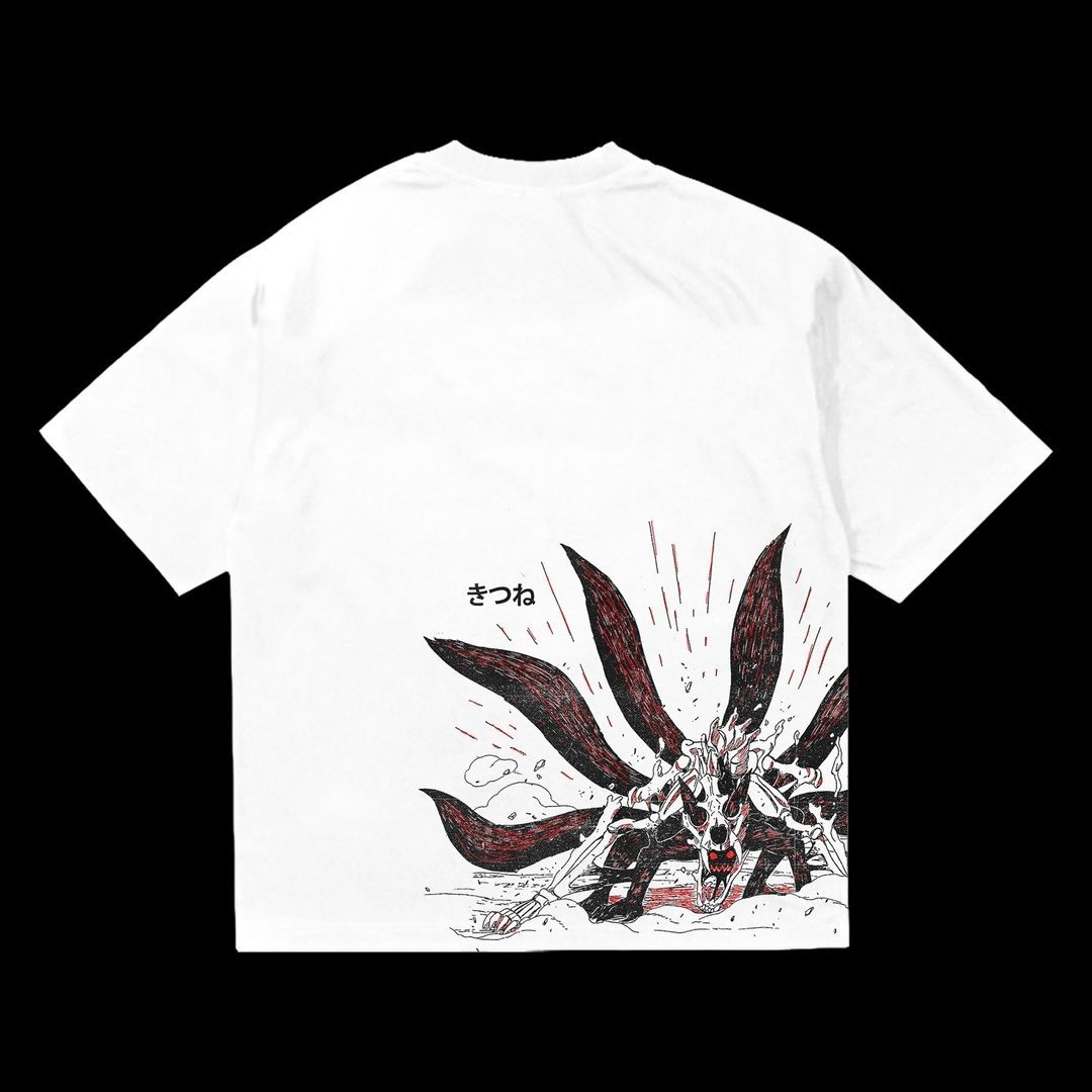 Nine-tails Cloak Tee-NRT-IYAMIUIO