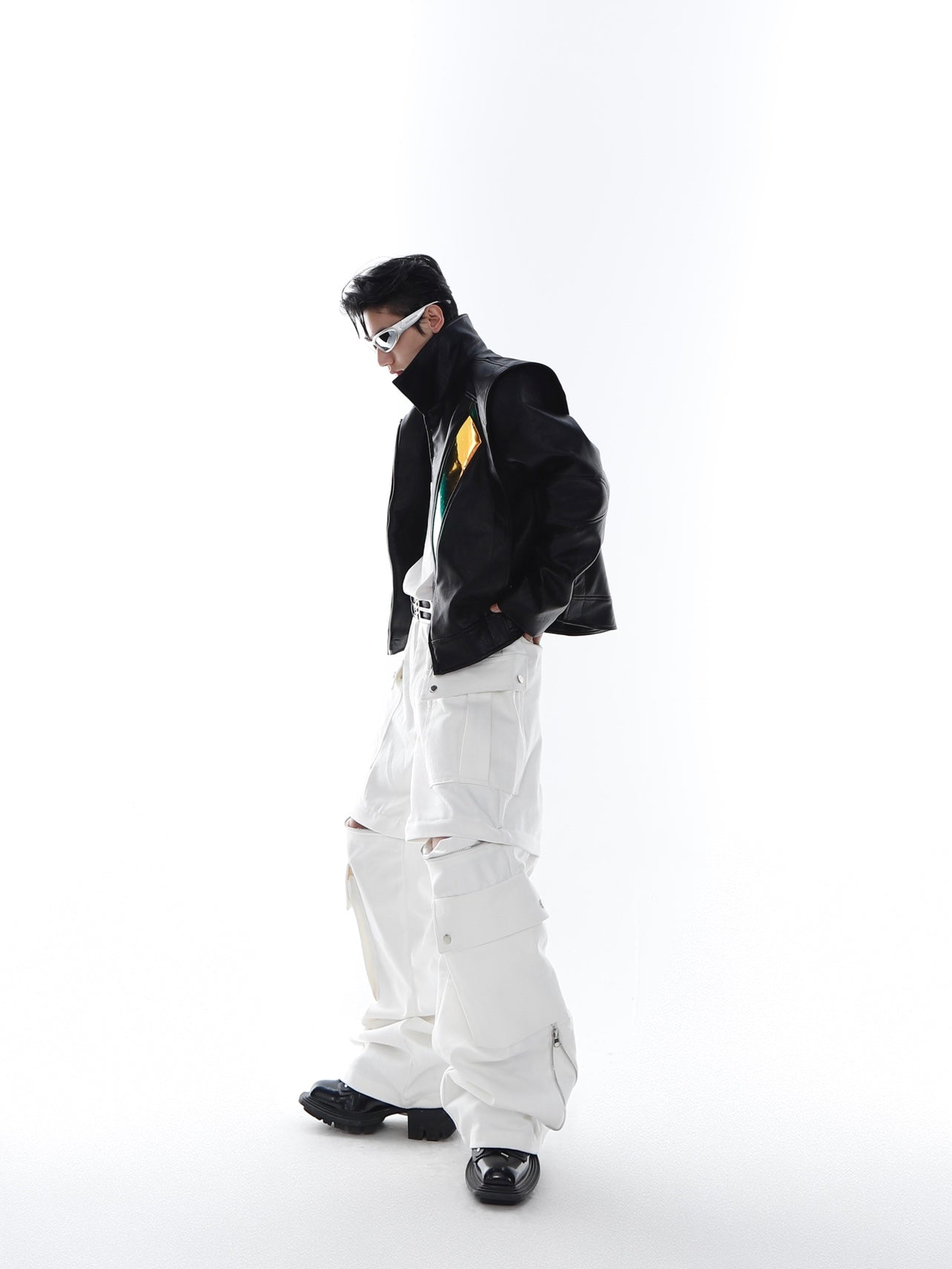 【23s Feb.】Knife Cut Cargo Pants-IYAMIUIO