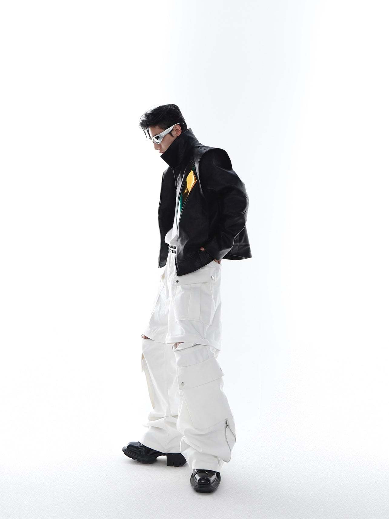 【23s Feb.】Knife Cut Cargo Pants-IYAMIUIO