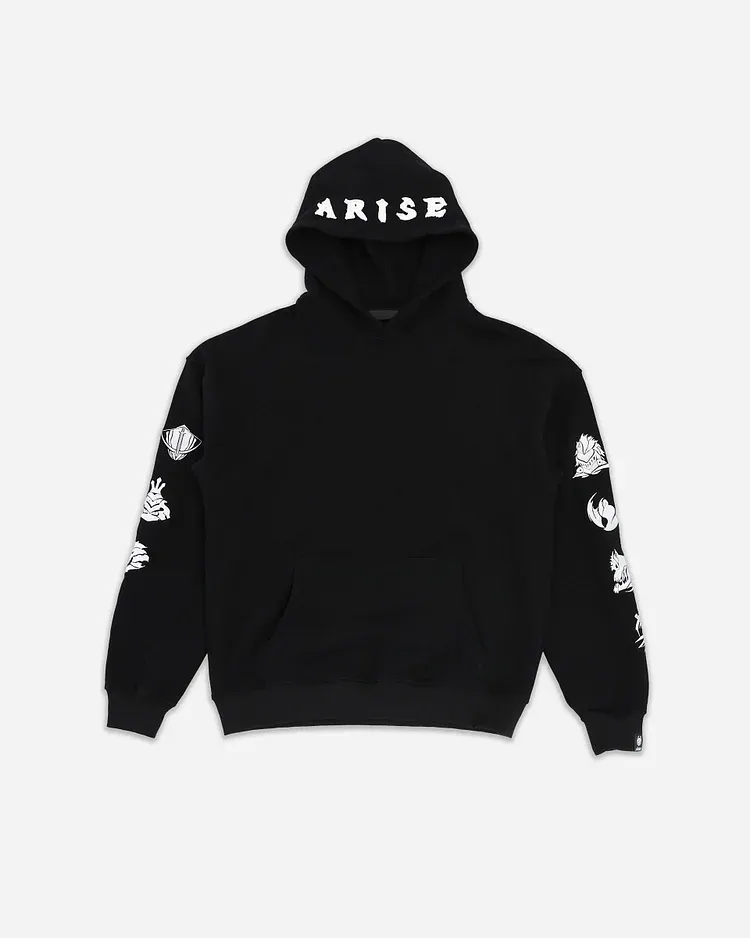 Arise embroider Hoodie - Solo Leveling-Shadeston