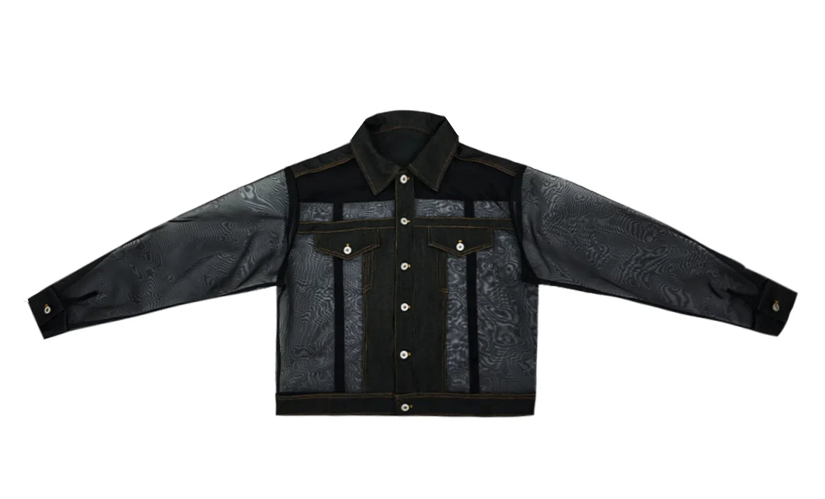 【24s Oct.】Mesh Hollow See-Through Jacket-IYAMIUIO