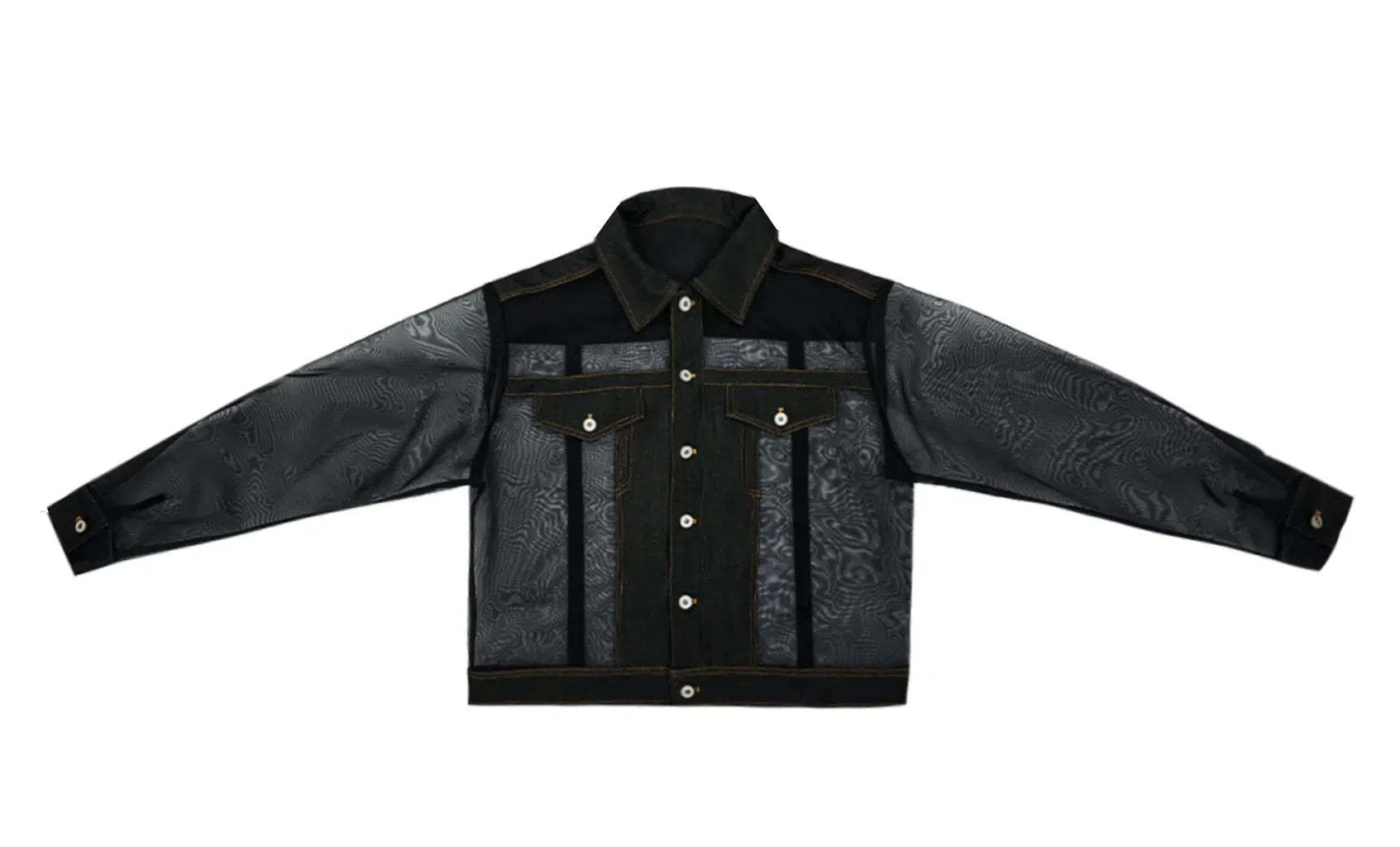 【24s Oct.】Mesh Hollow See-Through Jacket-IYAMIUIO