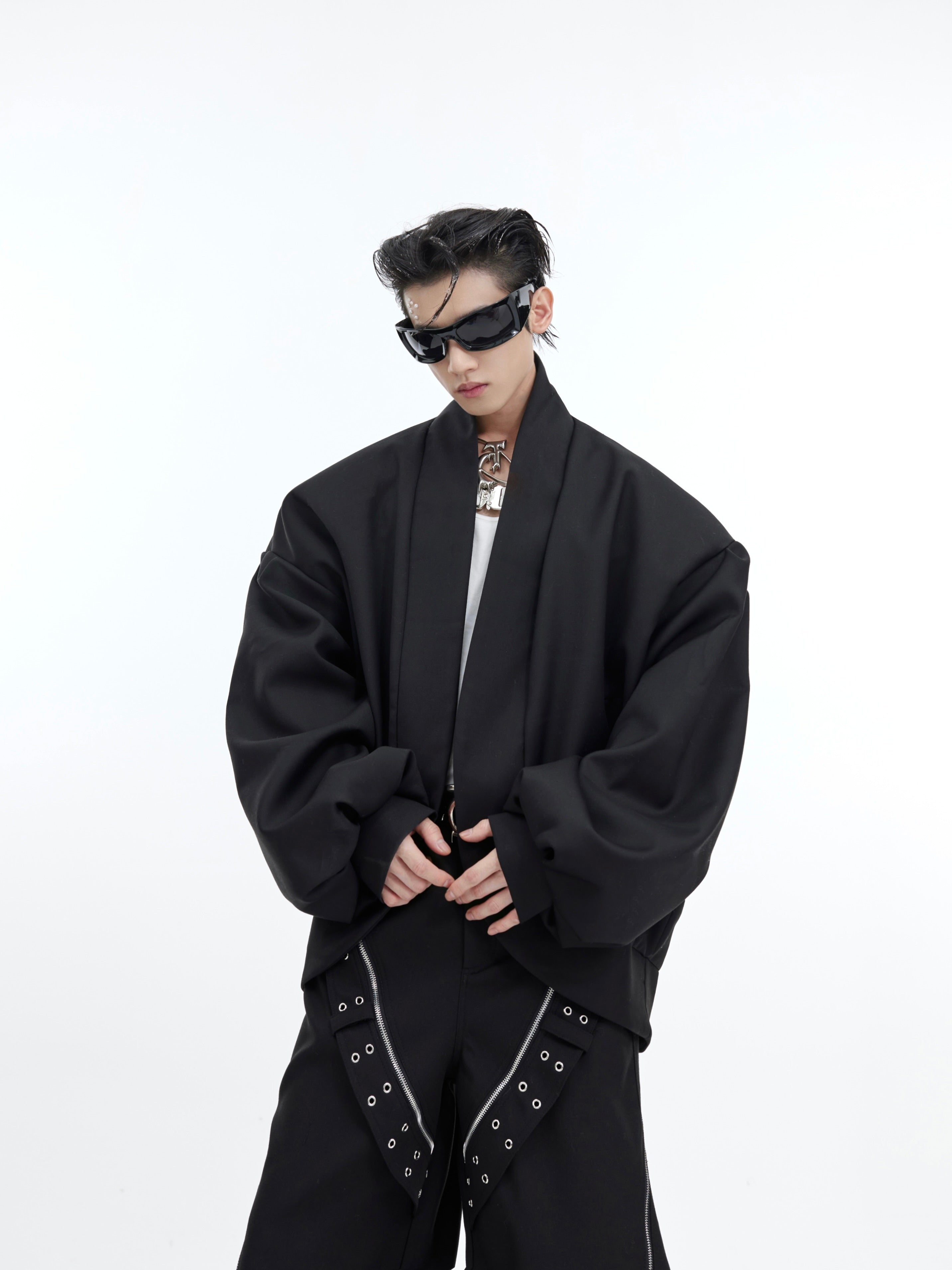 【24s February.】Curved Scimitar Sleeve Jacket-IYAMIUIO