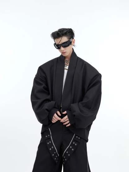 【24s February.】Curved Scimitar Sleeve Jacket-IYAMIUIO