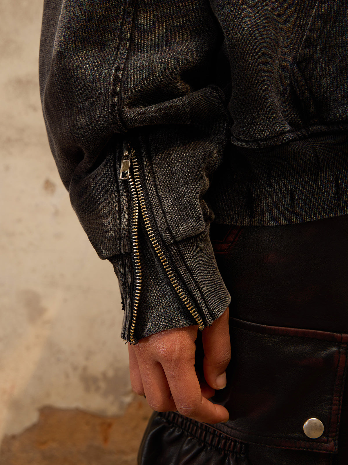 Personsoul Washing Dirty Hoodie-IYAMIUIO