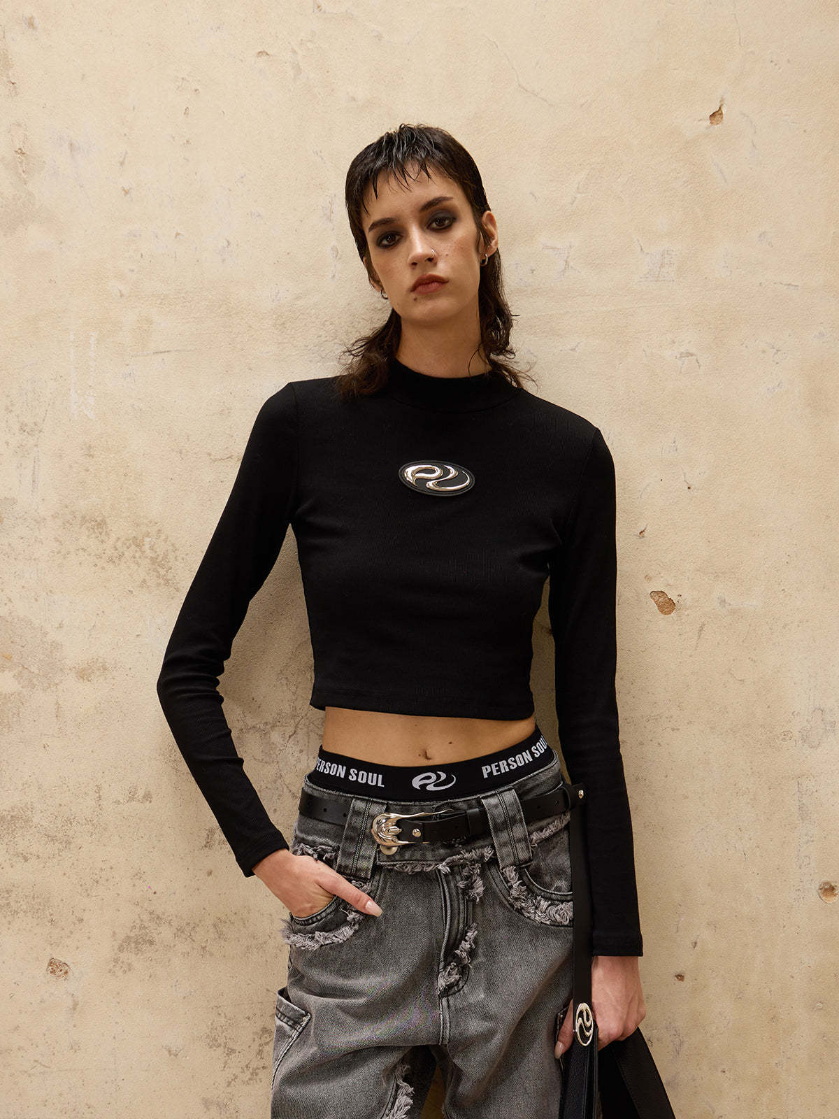 Personsoul Fading Mini T-shirt-IYAMIUIO