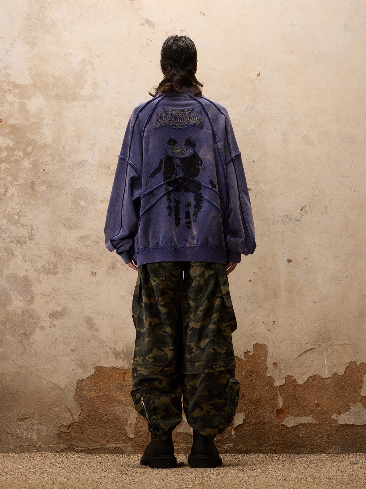 Personsoul Stain Sweater-IYAMIUIO