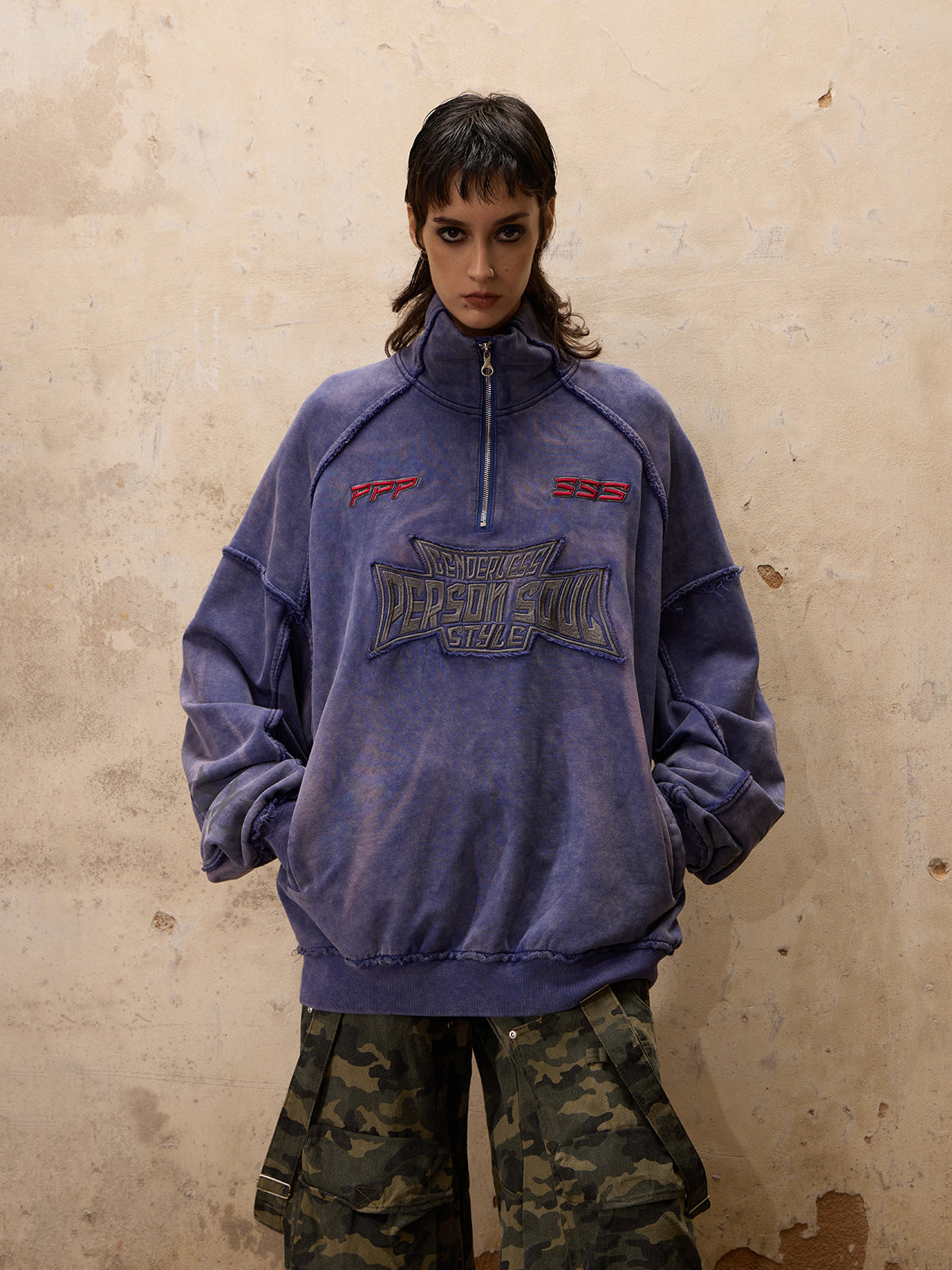 Personsoul Stain Sweater-IYAMIUIO