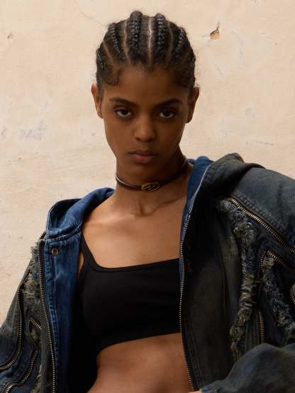 Personsoul Leather Choker-IYAMIUIO