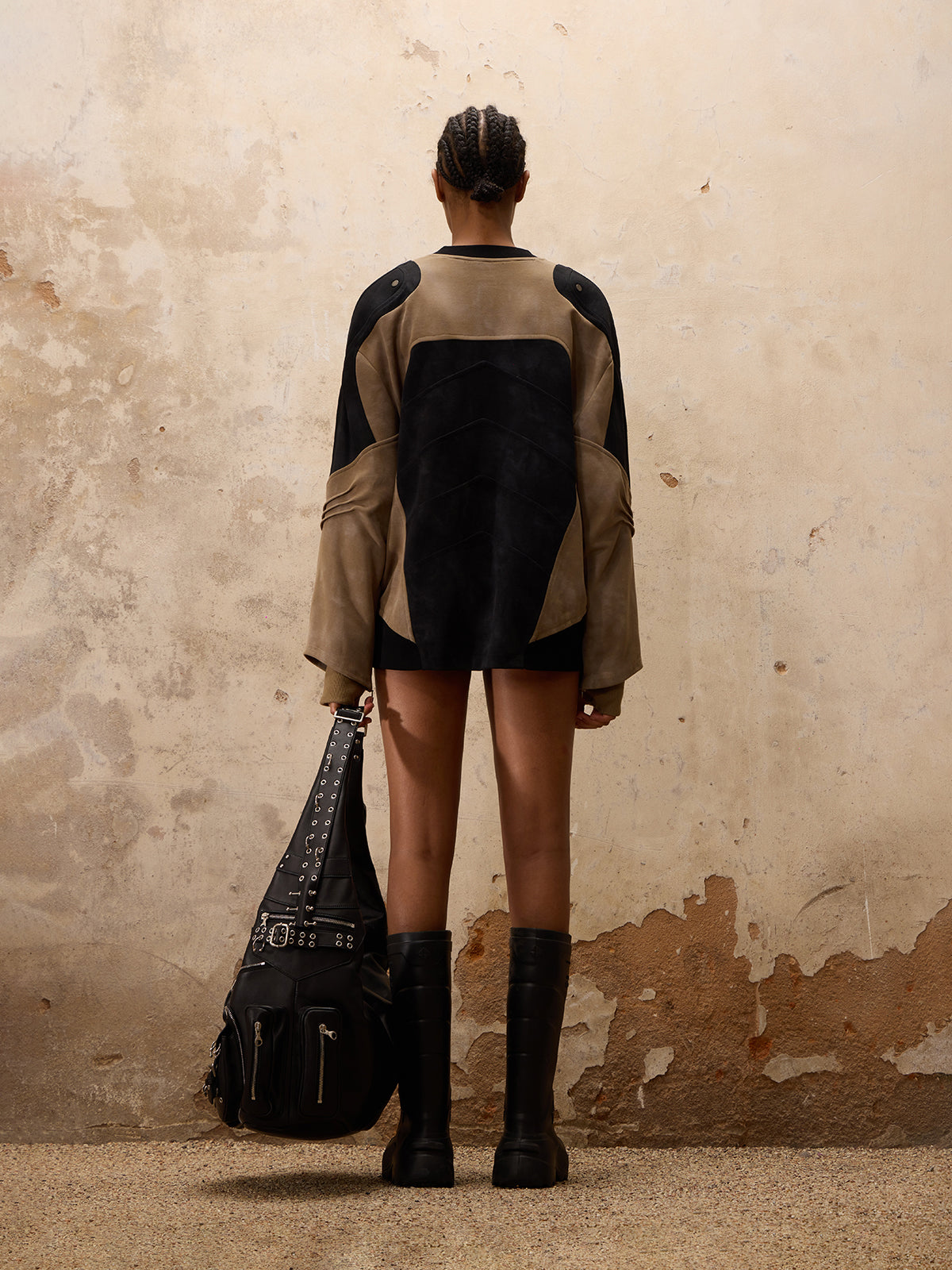 Personsoul Sheepskin Shoulder Bag-IYAMIUIO