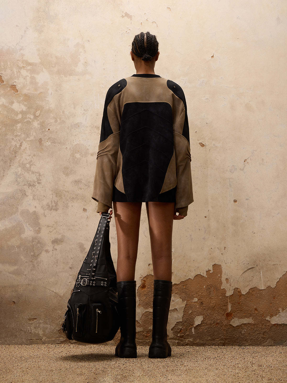 Personsoul Sheepskin Shoulder Bag-IYAMIUIO