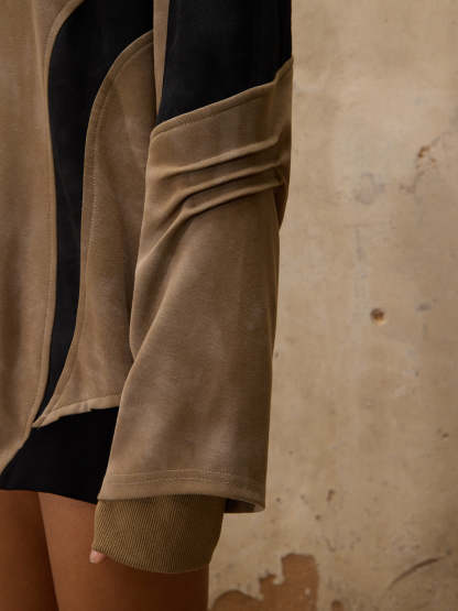 Personsoul Distressed Sweatshirt-IYAMIUIO