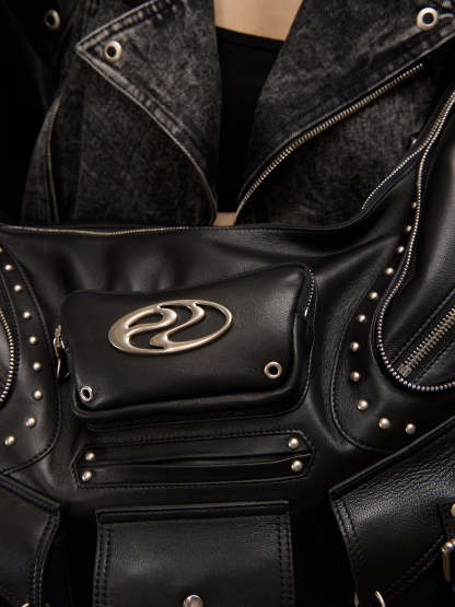 Personsoul Sheepskin Shoulder Bag-IYAMIUIO