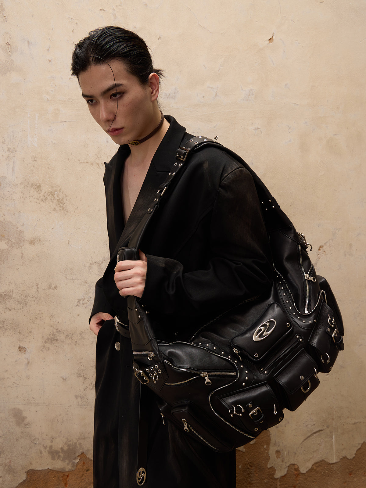 Personsoul Sheepskin Shoulder Bag-IYAMIUIO