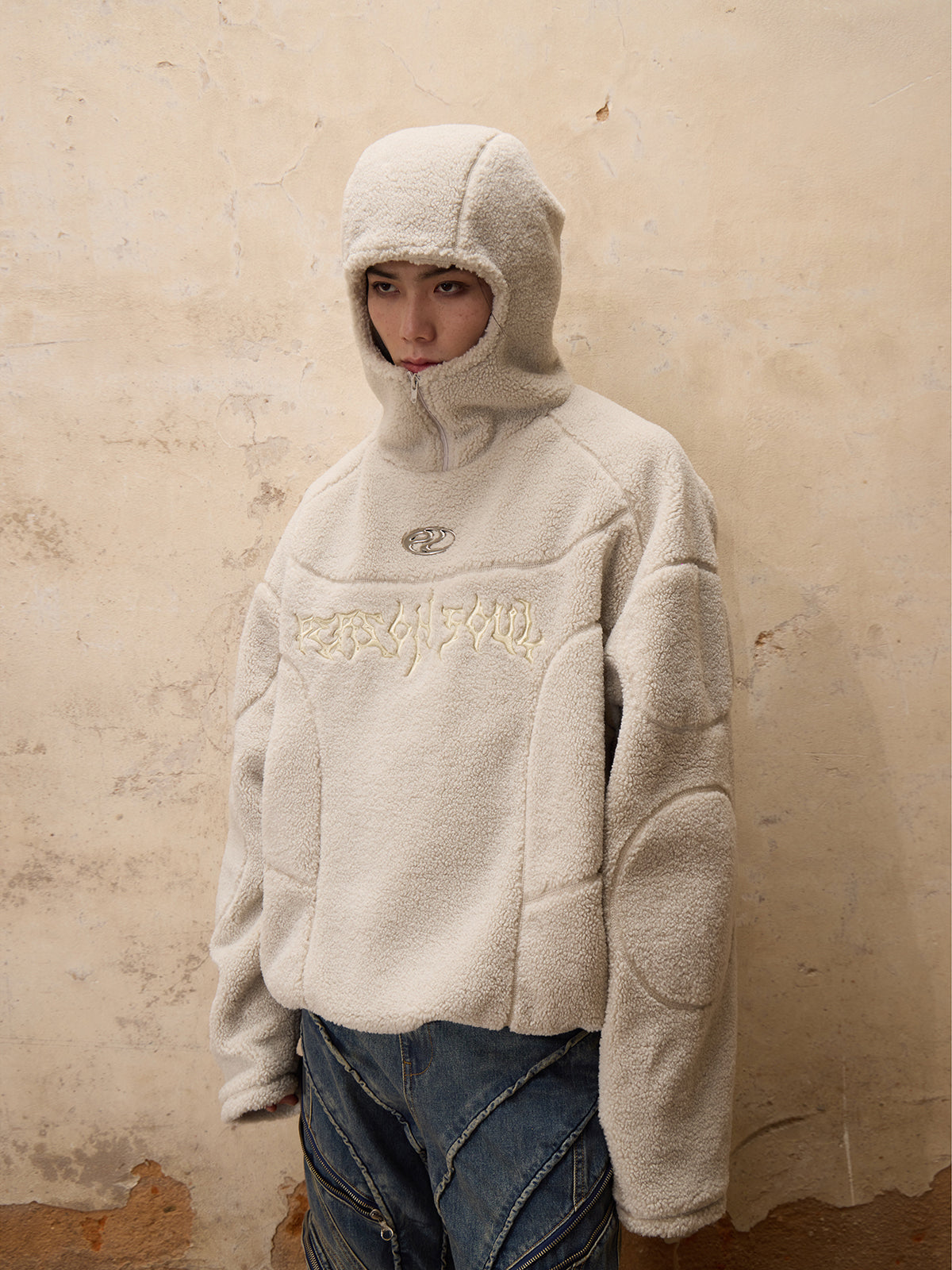 Personsoul Sherpa Hoodie-IYAMIUIO