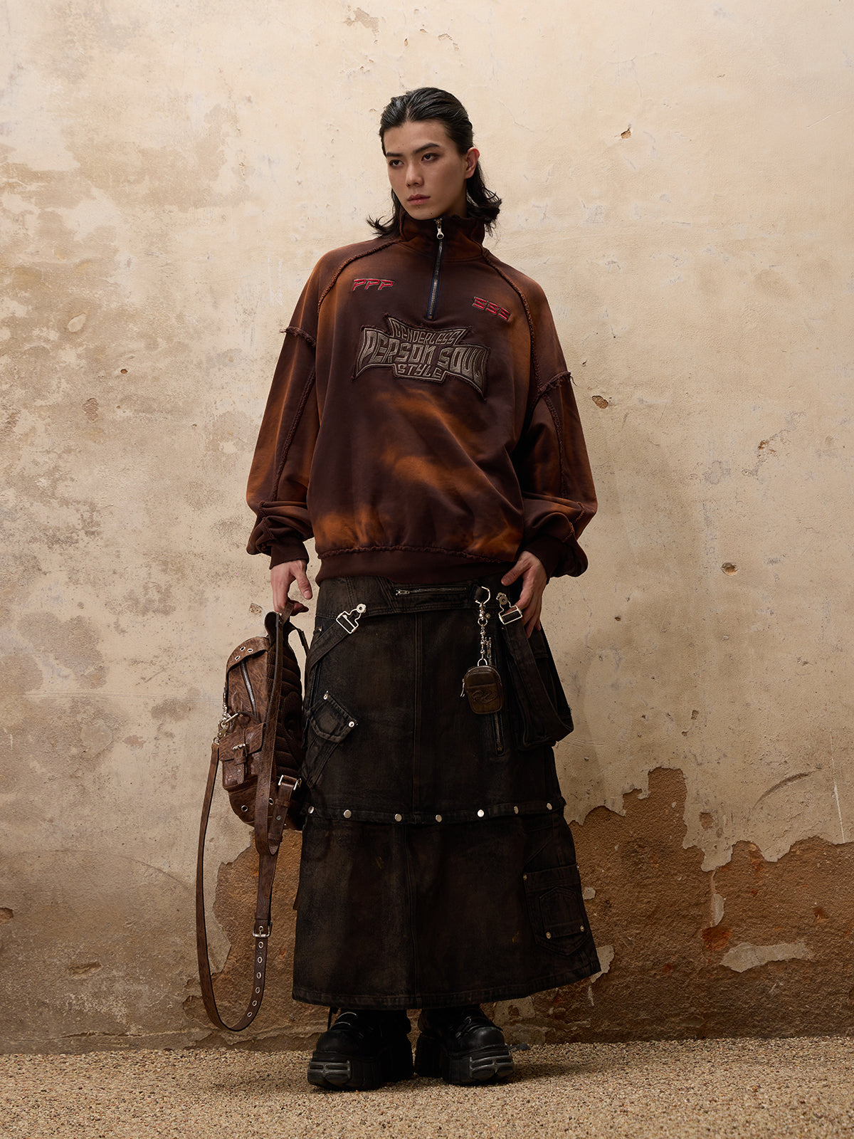 Personsoul Stain Sweater-IYAMIUIO