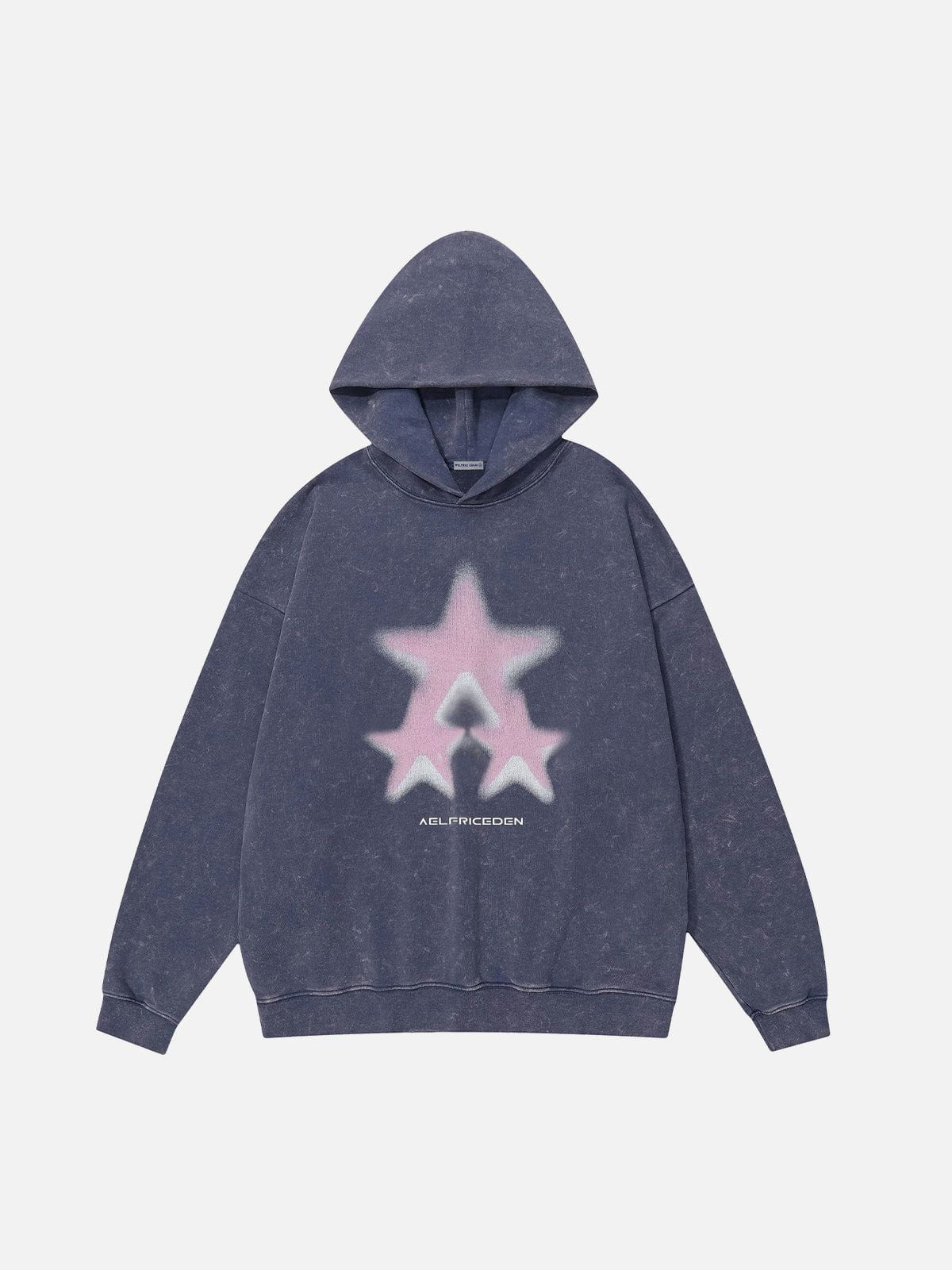 Aelfric Eden Blurring Star Washed Hoodie-IYAMIUIO