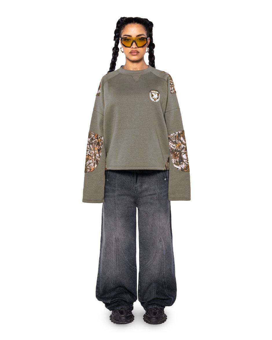 Camou Longsleeve Olive Forest-IYAMIUIO