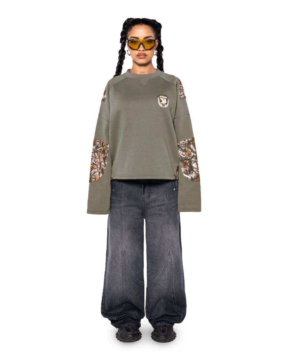 Camou Longsleeve Olive Forest-IYAMIUIO