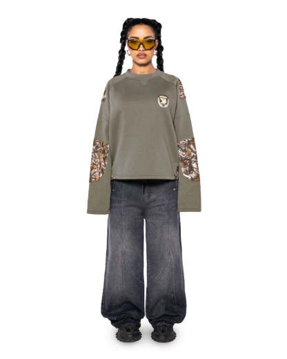 Camou Longsleeve Olive Forest-IYAMIUIO