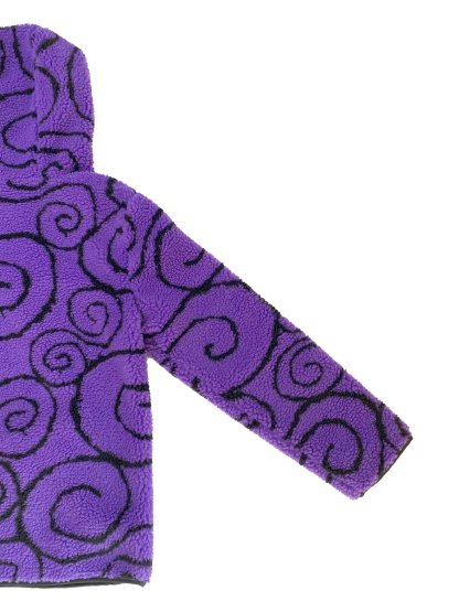 One Piece Gomu Gear 5th Half Zip Sherpa Hoodie-IYAMIUIO