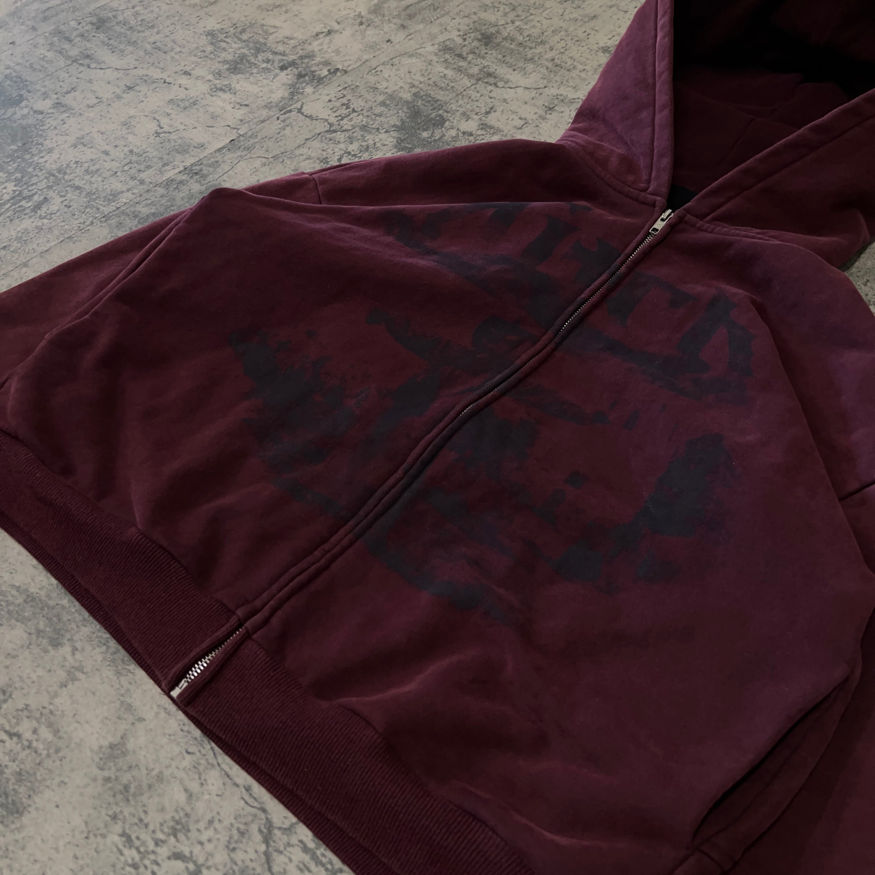 SCARECROW ZIPUP (CRIMSON)-IYAMIUIO