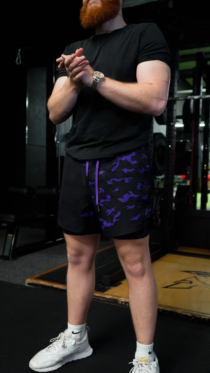 Curse Performance Shorts - Black - NARUTO-IYAMIUIO