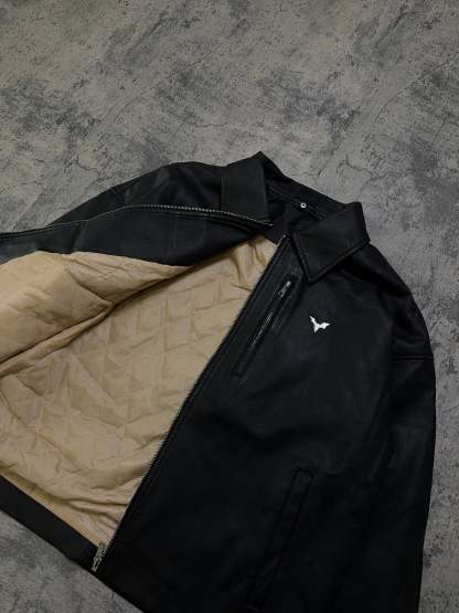 AGED LEATHER JACKET-IYAMIUIO