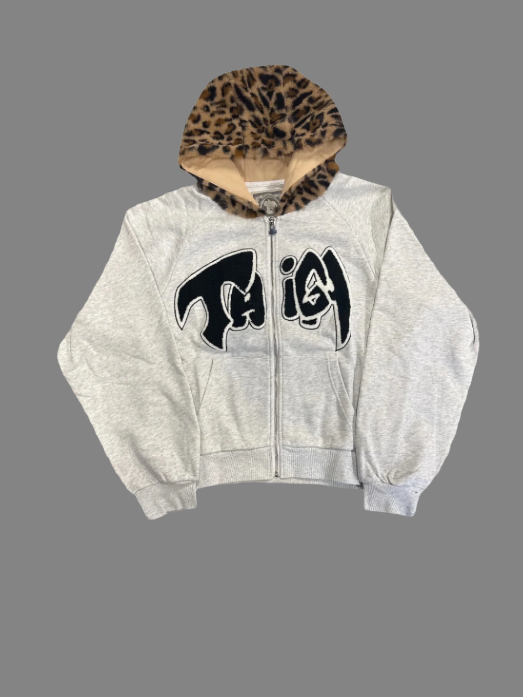 TAIGA LEPORD HOODIE!!!!-IYAMIUIO